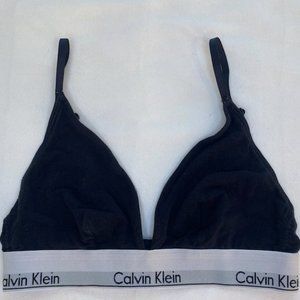 Calvin Klein Black bralette, size small
